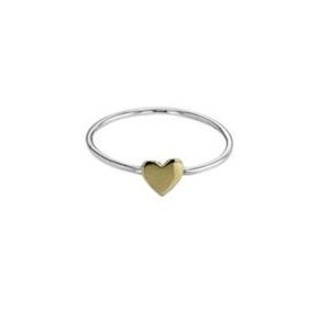 Anthropologie Heart Ring, Love Ring, Silver Ring